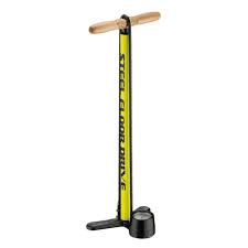 Pompe à vélo Lezyne Pompe Steel Floor Drive Pure Yellow