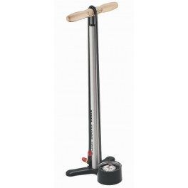 Pompe à vélo LEZYNE FLOOR PUMP STEEL FLOOR DRIVE - ABS1 PRO Silver